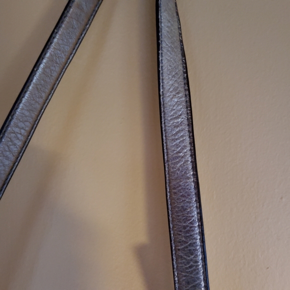 Coach Mia Rose Gold Metallic Leather Shoulder Bag - Picture 6 of 11